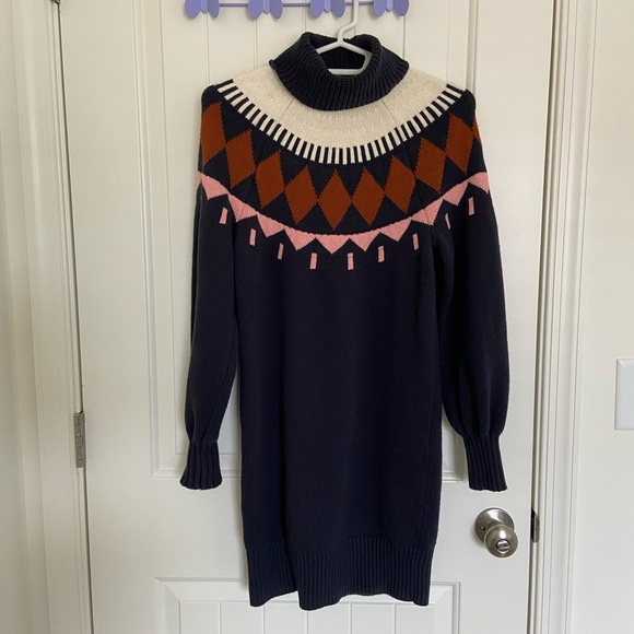EUC | Free Assembly women’s turtleneck sweater dress wool blend — small - Picture 1 of 6